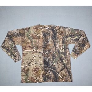 Ranger Men's 2XL Realtree Camo Long Sleeve Hunting Shirt Woodland Pattern 2X